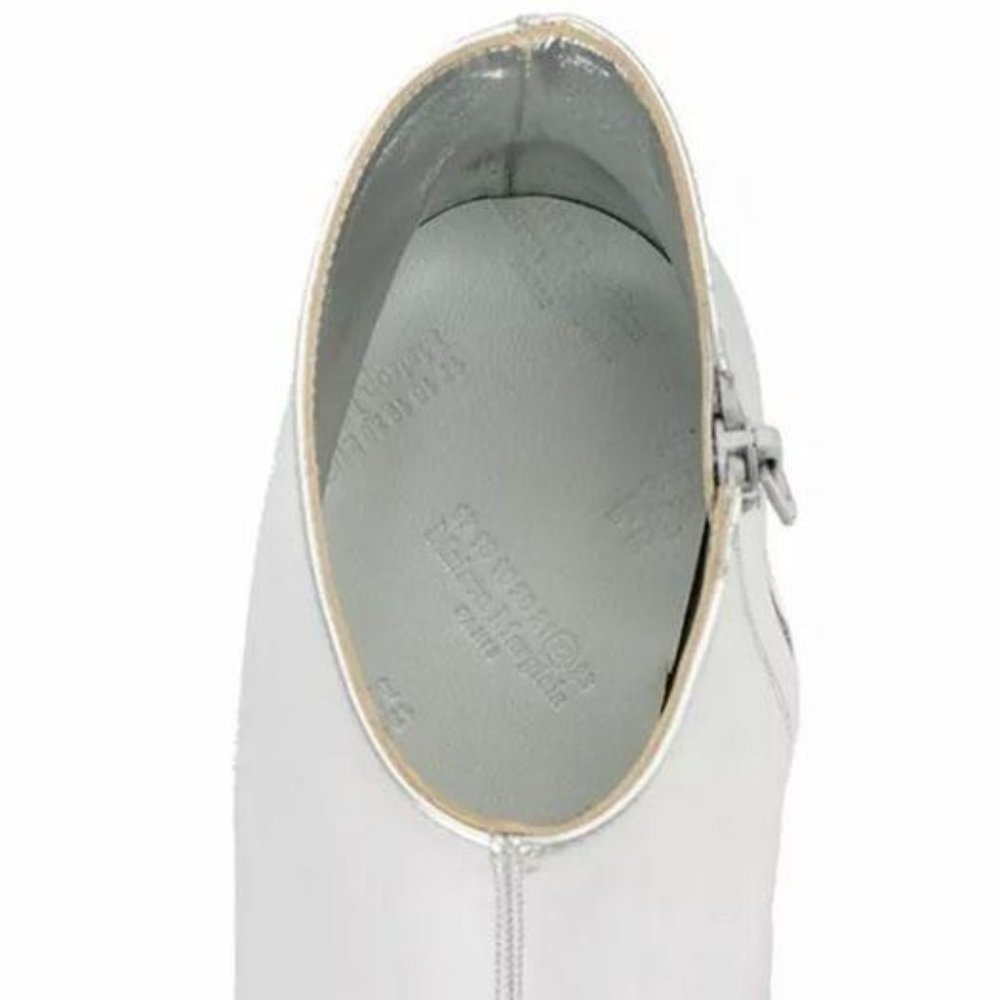 Maison Margiela Silver Italy Mirror Ankle Booties - Picture 4 of 16